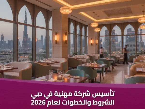 تأسيس شركة مهنية في دبي: الشروط والخطوات لعام 2026