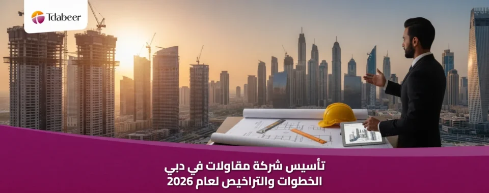 تأسيس شركة مقاولات في دبي: الخطوات والتراخيص لعام 2026